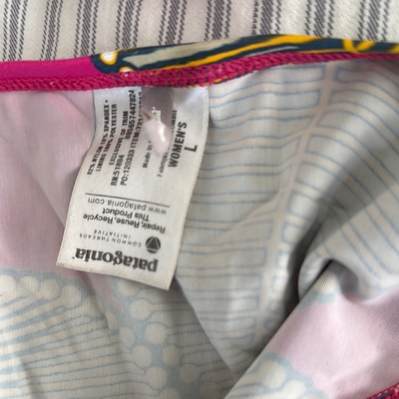 Patagonia Vibrant Pink and Gold women’s Swimwear Set - Picture 4 of 6